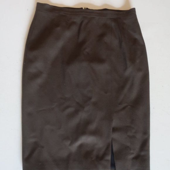 Womens Cynthia Rose Brown Pencil Skirt 4 * - Picture 5 of 14